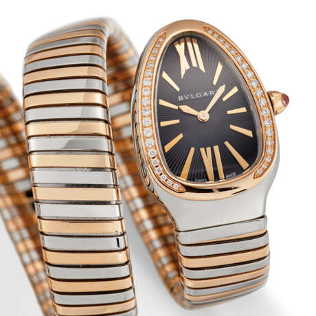 BULGARI GOLD AND STAINLESS STEEL ‘SERPENTI’ TUBOGAS WRISTWATCH - Foto 2