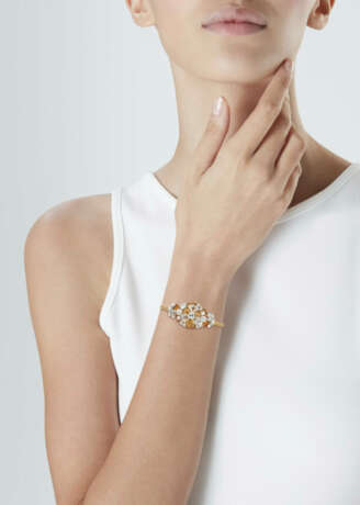 MOUNTED BY CARTIER CITRINE AND DIAMOND BRACELET - photo 5