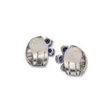 ART DECO SAPPHIRE AND DIAMOND EARRINGS - photo 3