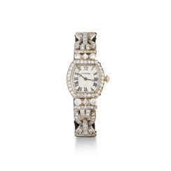 CARTIER EARLY 20TH CENTURY DIAMOND COCKTAIL WATCH