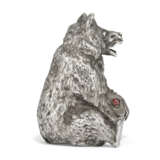 A GEM-SET SILVER BELL-PUSH IN THE FORM OF A BEAR - photo 4