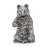 A SILVER BELL-PUSH IN THE FORM OF A BEAR - photo 2