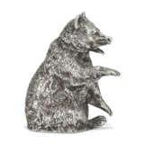 A SILVER BELL-PUSH IN THE FORM OF A BEAR - photo 3