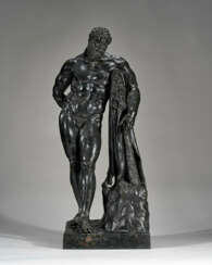 A BRONZE FIGURE OF THE FARNESE HERCULES