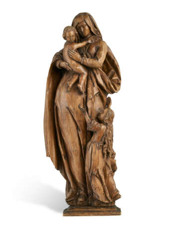 A CARVED LIMEWOOD GROUP OF CHARITY - Foto 1