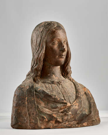 A TERRACOTTA BUST OF THE YOUNG CHRIST - photo 6