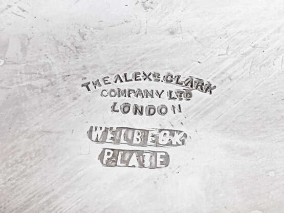 Мармит “The Alexander Clark Co Ltd”, Silver plated metal, Англия, 1912 - photo 9