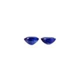 Paar blaue Saphire zus. 3,7 ct, - photo 2