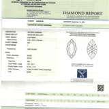 Loser Diamant im Navetteschliff 0,33 ct, - photo 3