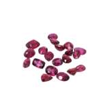 Konvolut 20 feine Rhodolite (Granat) zus. 31,2 ct, - фото 1