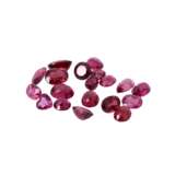 Konvolut 19 feine Rhodolite (Granat) zus. 33 ct, - фото 1