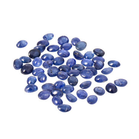 Konvolut Saphircabochons zus. 106,8 ct, - Foto 1