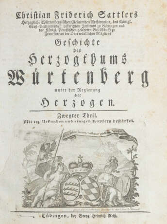 Sattler, Christian Friedrich Geschichte des Herzogthums… - фото 6