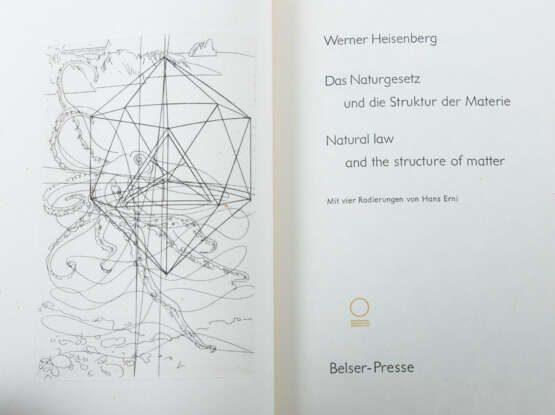 Heisenberg, Werner Das Naturgesetz und die Struktur der… - Foto 3