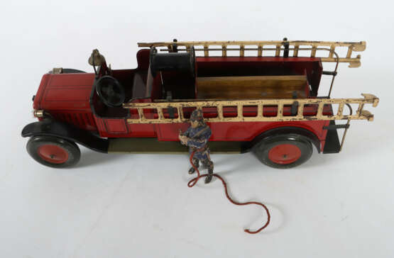 Großer Feuerwehrwagen Bing, Art. Nr. 11/950, ca. 1926,… - Foto 3