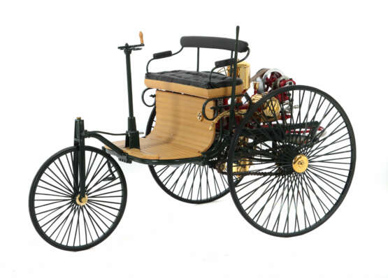 1886 Benz-Patent-Motorwagen Franklin Mint, wohl 1989, a… - фото 1