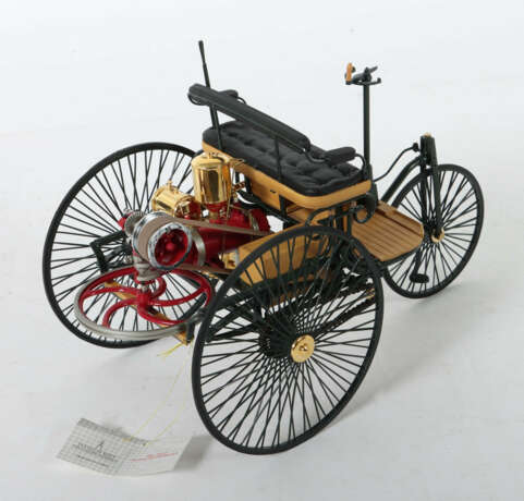 1886 Benz-Patent-Motorwagen Franklin Mint, wohl 1989, a… - фото 2