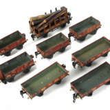 8 Güterwagen Märklin, Spur 0, 3x Niederbordwagen, 1764,… - photo 1