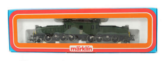 E-Lok Märklin, Spur H0, 3356.2, BZ 1986-88, grün, Kunst… - photo 1