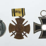 3 Orden 3. Reich und früher, 1 x Eisernes Kreuz, 2. Kla… - фото 1