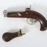 Perkussionspistole & Pulverflasche AMR, auf dem Laufrüc… - photo 2