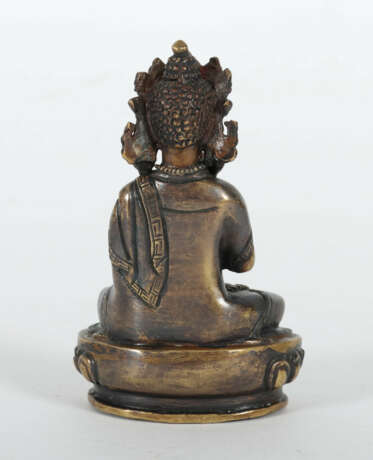 Vairocana Nepal, 2. Hälfte 20. Jh., Bronze, Dhyani Budd… - photo 2