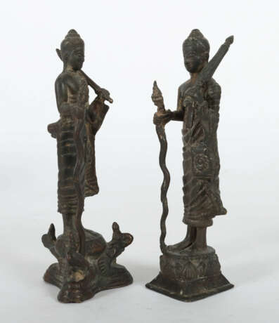 2 Buddhafiguren Indien/Nepal, Alter unbestimmt, 2 Figur… - photo 2