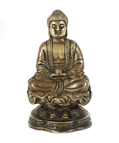 Amitayus Nepal/Tibet, 2. Hälfte 20. Jh., Bronze, Buddha… - photo 1
