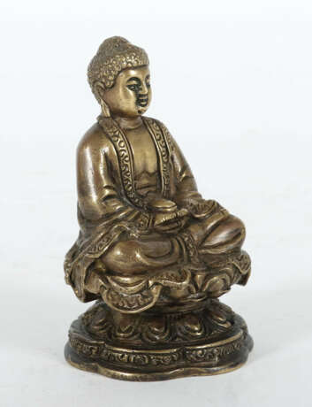 Amitayus Nepal/Tibet, 2. Hälfte 20. Jh., Bronze, Buddha… - Foto 2