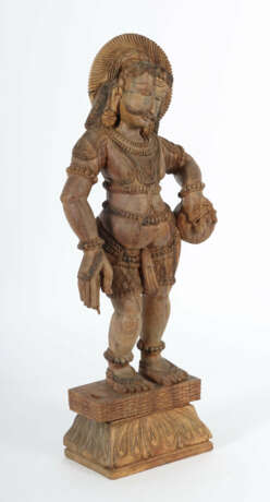 Figur des Rama Südindien, 2. Hälfte 20. Jh., Holz/gesch… - photo 2