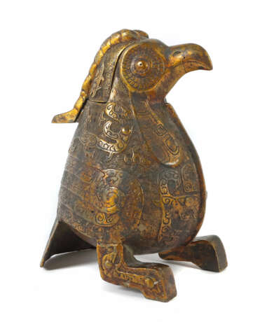 Deckelgefäß ''Phoenix'' China, Bronze, stilisierter Phö… - Foto 1