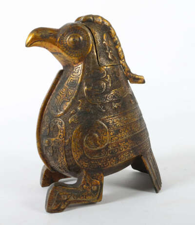 Deckelgefäß ''Phoenix'' China, Bronze, stilisierter Phö… - photo 2