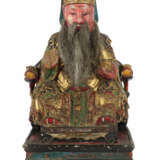 Statue des Tua Pek Kong China, 19./20. Jh., Holz geschn… - фото 1