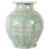Keramikvase Wohl China, 20. Jh., heller Scherben mit cr… - Foto 1