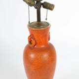 Lampe China, 1930er Jahre, Vase mit zwei angedeuteten R… - Foto 2