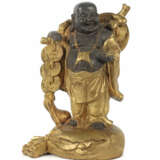 Lachender Buddha China, nztl., Metallguss/teilvermessin… - фото 1