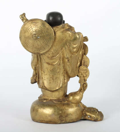 Lachender Buddha China, nztl., Metallguss/teilvermessin… - photo 3