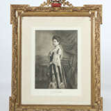 Paar vergoldete Rahmen mit königlichen Porträts um 1900… - Foto 2