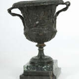 Vase mit Bacchantenszene 2. Hälfte 19. Jh., Bronze pati… - Foto 4