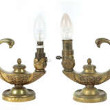 Leuchter im Empire-Stil 19. Jh., Bronzeguss, der Korpus… - Foto 1