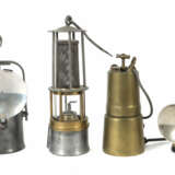 4 variierende Lampen 2 Grubenlampen, 1x Wilhelm Seippel… - фото 1
