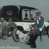 Continental-Reklame um 1920, Farblithographie, 2 Clocha… - Foto 1