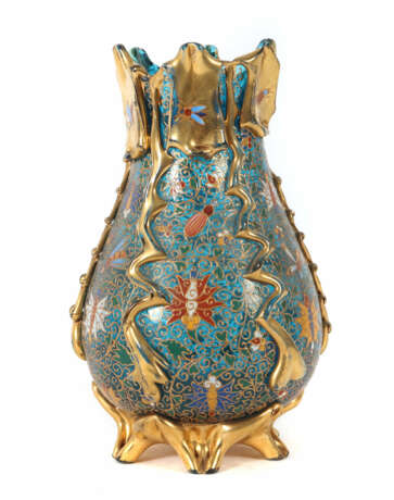 Jean, Augustin (attr.) Vase, Paris um 1880/84, blaues G… - фото 1
