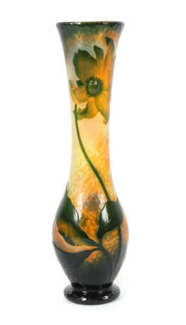 Vase mit Dahlien Frankreich, Daum Frères, Verrerie de N… - фото 1