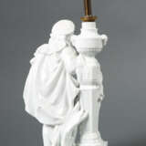 Porzellanfigur als Lampe Meissen, 19./20. Jh., Weißporz… - Foto 2