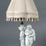 Porzellanfigur als Lampe Meissen, 19./20. Jh., Weißporz… - Foto 4