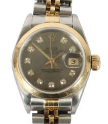 Damenarmbanduhr ROLEX Datejust 1991, Edestahl/Gelbgold…