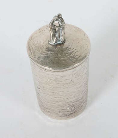 Deckeldose Deutschland, modern, Silber 900, ca. 210 g,… - Foto 2
