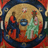 Ikone mit der Neutestamentlichen Dreifaltigkeit Russlan… - Foto 3