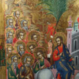 Ikone ''Einzug Jesu nach Jerusalem'' Russland, 19. Jh.,… - фото 2